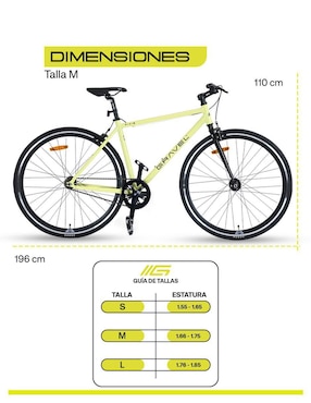 Bicicleta de ruta Gravel rodada 700 Fuji unisex