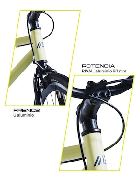 Bicicleta de ruta Gravel rodada 700 Fuji unisex