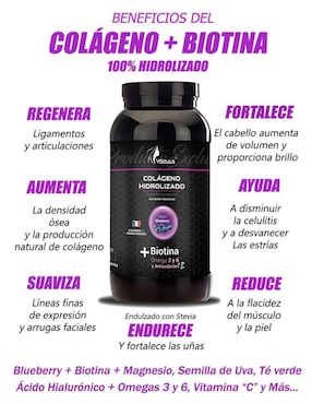 2 Botes Colágeno Hidrolizado Vsouls Naranja Y Blueberry Vsouls sabor original