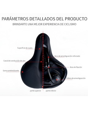 Asiento bicicleta Xtellar XTLLAR3166