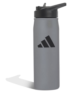 Botella hidratación Adidas de plástico con tapa a prueba de derrame 1 l