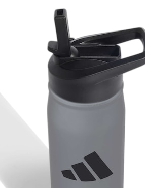 Botella hidratación Adidas de plástico con tapa a prueba de derrame 1 l