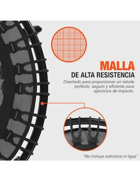Malla para trampolín altera