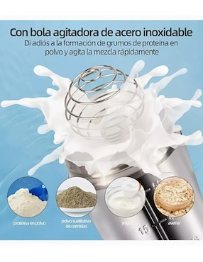 Vaso mezclador Xtellar XTLLAR3817 de acero inoxidable