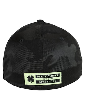 Gorra visera semicurva cerrada casual Black Clover Fitted unisex