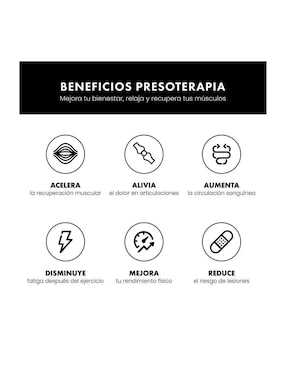 Equipo compresión para piernas Rhino Rhino performance pro 3 - kit botas y brazos de presoterapia
