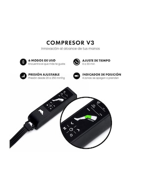 Equipo compresión para piernas Rhino Rhino performance pro 3 - kit botas y brazos de presoterapia