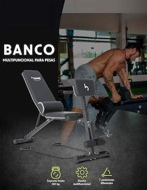 Banco para entrenamiento Bywell BA006