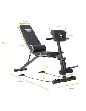 Banco para entrenamiento Bywell BA006