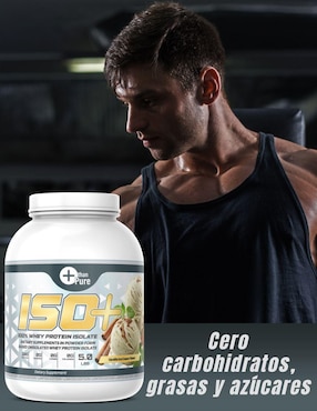 ISO+ More Than Pure con BCAA y glutamina Fit Nutrition con calcio sabor vainilla de 2.2 kg