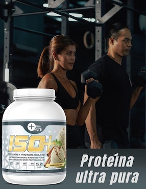 ISO+ More Than Pure con BCAA y glutamina Fit Nutrition con calcio sabor vainilla de 2.2 kg