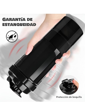 Botella hidratación Xtellar de plástico con tapa rosca 600 ml