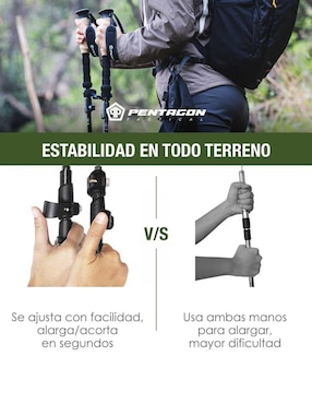 Bastón para senderismo Pentagon