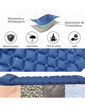 Colchón inflable Xtellar colchoneta pillow top (integrada)