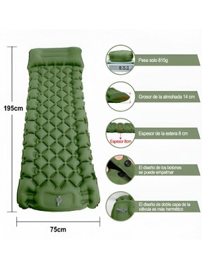 Colchón inflable Xtellar colchoneta pillow top (integrada)