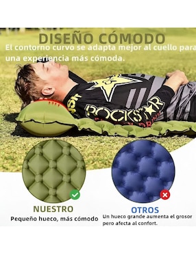 Colchón inflable Xtellar XTLLAR4624 colchoneta pillow top (integrada)