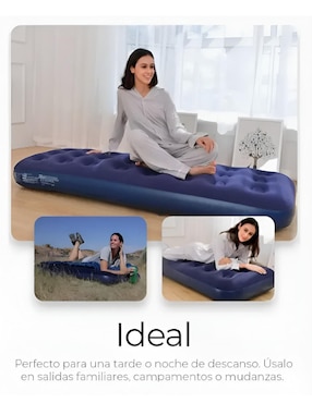 Colchón inflable Xtellar XTLLAR4625 colchoneta pillow top (integrada)