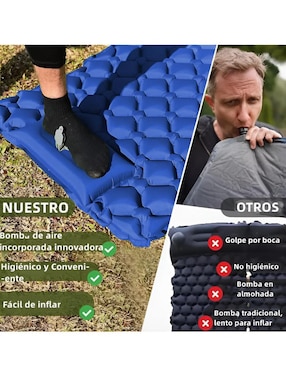 Colchón inflable Xtellar XTLLAR4627 colchoneta pillow top (integrada)