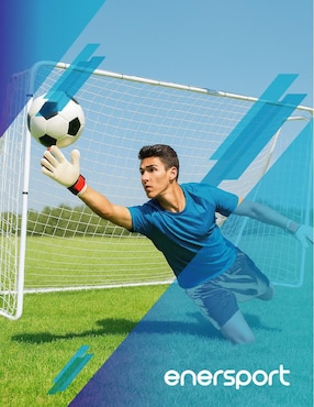 Portería para fútbol con red Enersport adulto
