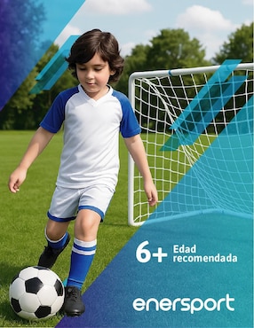 Portería para fútbol con red Enersport infantil