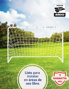 Portería para fútbol con red Enersport infantil