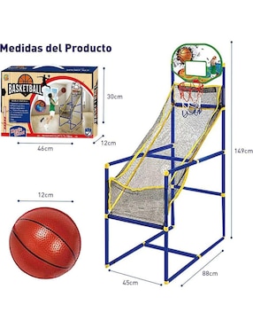 Tablero básquetbol Bluelander funcionamiento manual