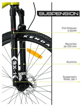 Bicicleta de montaña Gravel rodada 29 Fuji unisex