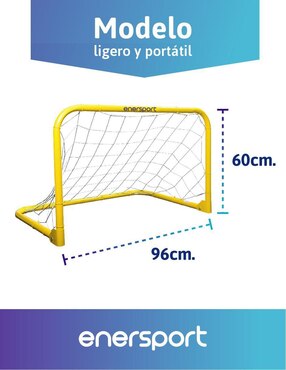Set porterías con red Enersport infantil
