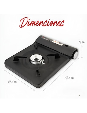 Parrilla de gas Xtellar XTLLAR4939 de aluminio