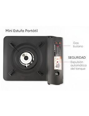 Parrilla de gas Xtellar XTLLAR4939 de aluminio