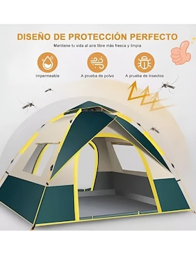 Casa de campaña Xtellar para 4 personas adulto