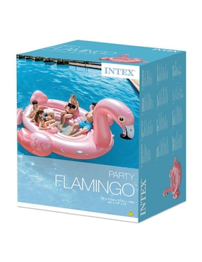 Inflable acuático forma de flamenco Intex
