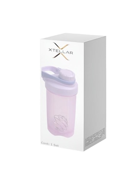 Botella de agua Xtellar de plástico con tapa rosca 500 ml