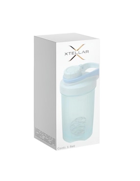 Botella de agua Xtellar de plástico con tapa rosca 500 ml