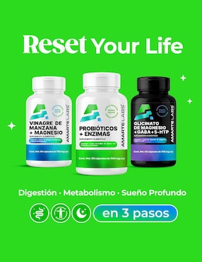 Probióticos + Enzimas Amarte Labs de 60 cápsulas