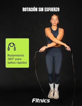 Cuerda para saltar Fitnics con contador adulto
