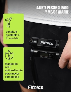 Cuerda para saltar Fitnics con contador adulto