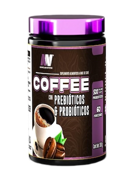 Coffee Probióticos Y Prebióticos 60 Tazas 300g Advance Labs Nutrition Advance Nutrition con prebióticos sabor café de 500 g