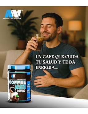 Coffee & Calostro Bovino 60 Tazas 300g Advance Labs Nutrition Advance Nutrition con calostro bovino sabor café de 500 g