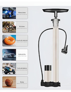 Bomba de aire manual Xtellar para ciclismo