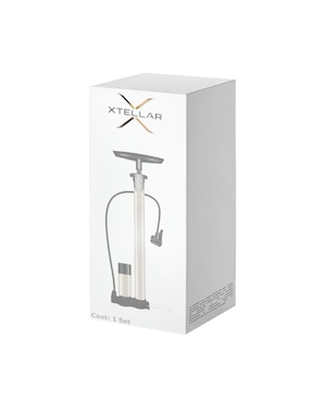 Bomba de aire manual Xtellar para ciclismo
