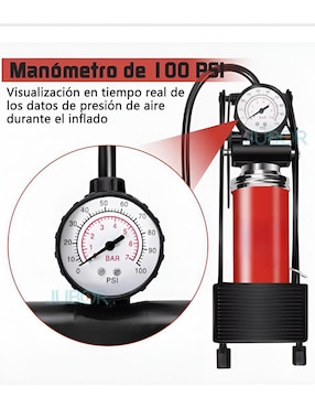 Bomba de aire manual Xtellar para ciclismo