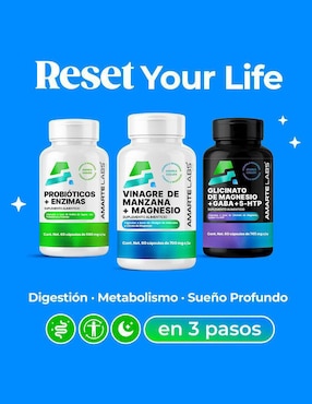 Vinagre de Manzana + Magnesio de 60 cápsulas