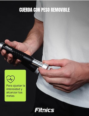 Cuerda para saltar Fitnics Corded jump adulto