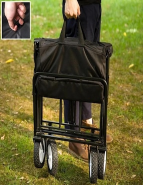 Carrito vagón plegable Cm-top  con capacidad de 68 kg