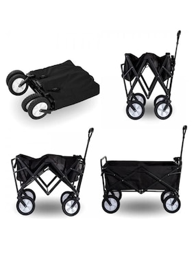 Carrito vagón plegable Cm-top  con capacidad de 68 kg