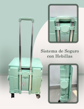 Carrito vagón plegable Cm-Top con capacidad de 50 kg