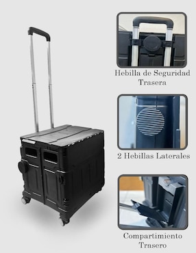 Carrito vagón plegable Cm-Top con capacidad de 50 kg