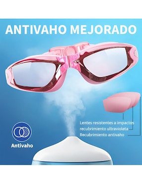 Goggles transparentes Xtellar para natación unisex
