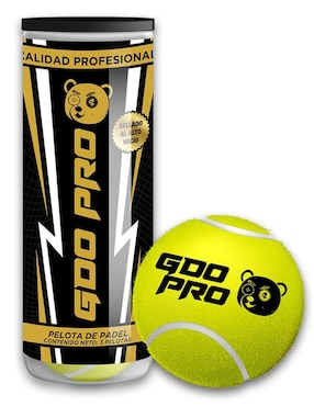 Set de pelotas Gdo para pádel adulto